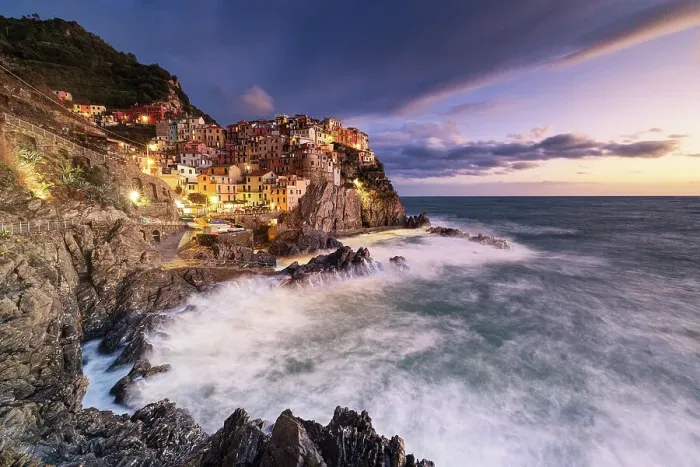 Framed Print : Magical light envelops the famous village of Manarola during an autumn sunset, Manarola, Cinque Terre National Park, UNESCO World Heritage Site, La Spezia, Liguria, Italy, Europe Framed Print : Magical light envelops the famous village of Manarola during an autumn sunset, Manarola, Cinque Terre National Park, UNESCO World Heritage Site, La Spezia, Liguria, Italy, Europe