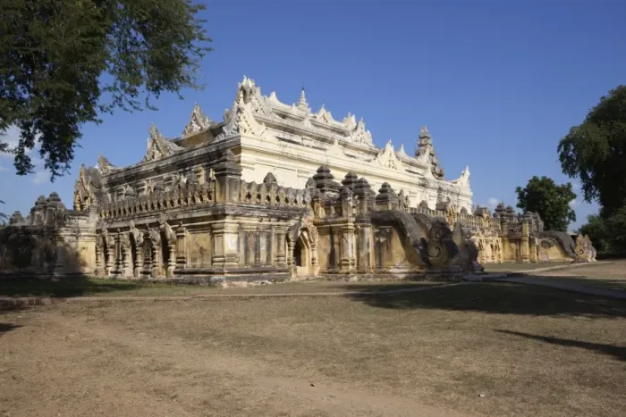 Framed Print : Mahar Aung Mye Bon San Monastery built in 1822, Inwa, near Mandalay, Myanmar (Burma), Asia Framed Print : Mahar Aung Mye Bon San Monastery built in 1822, Inwa, near Mandalay, Myanmar (Burma), Asia
