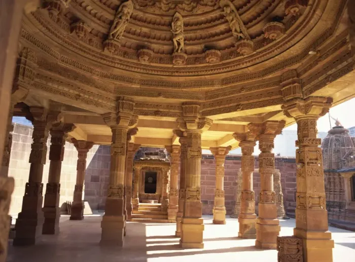 Framed Print : Mahavira, a Jain temple dating from the 8th and 11th centuries, Osian, Rajasthan state Framed Print : Mahavira, a Jain temple dating from the 8th and 11th centuries, Osian, Rajasthan state