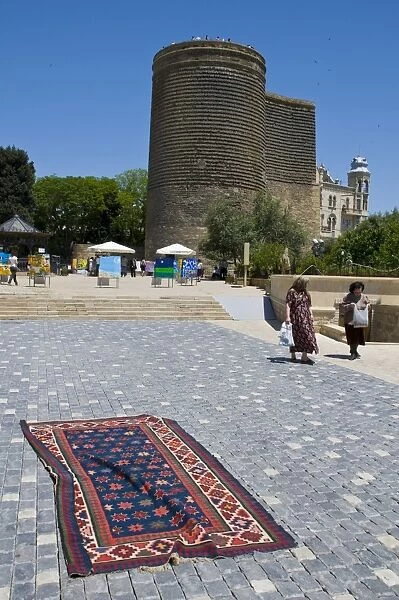 Maiden Tower in the center of the old town of Baku, UNESCO World Heritage Site