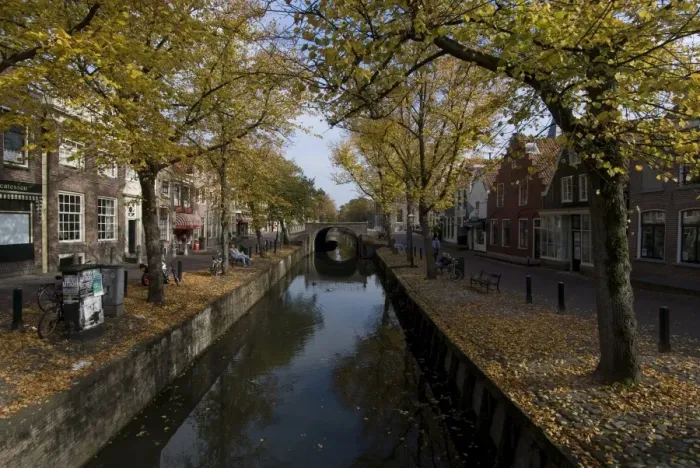Framed Print : Main canal, Edam, Netherlands, Europe Framed Print : Main canal, Edam, Netherlands, Europe