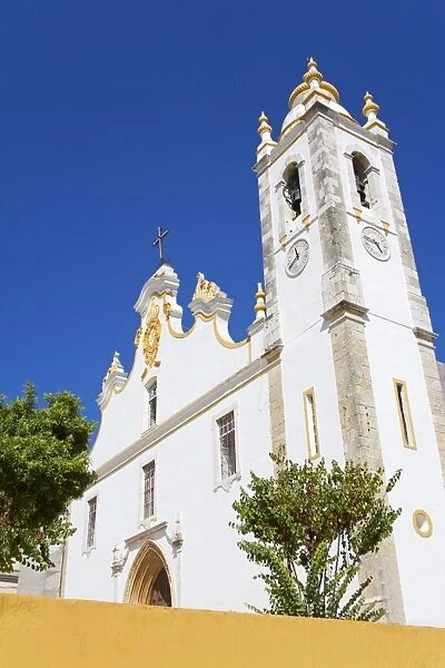 Main church of Nossa Senhora da Conceicao, Portimao, Algarve, Portugal, Europe