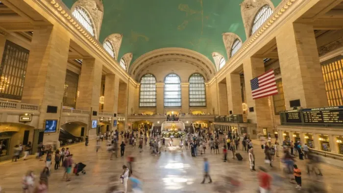Framed Print : The main concourse of Grand Central Station, Manhattan, New York, United States of America, North America Framed Print : The main concourse of Grand Central Station, Manhattan, New York, United States of America, North America