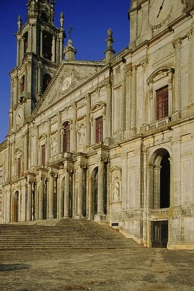 The main facade of the monastery