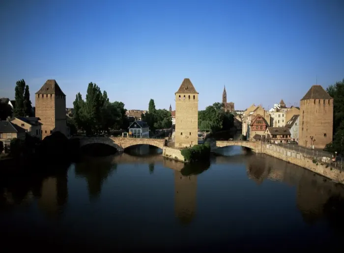 Framed Print : Main gate, Strasbourg, Bas-Rhin department, Alsace, France, Europe Framed Print : Main gate, Strasbourg, Bas-Rhin department, Alsace, France, Europe