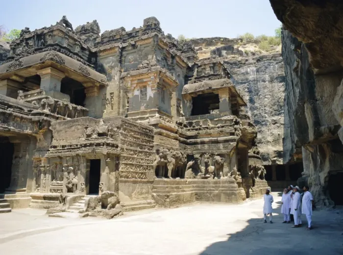 Framed Print : Main hall (Mandapa) from SW with entrance and Ramayana frieze Framed Print : Main hall (Mandapa) from SW with entrance and Ramayana frieze