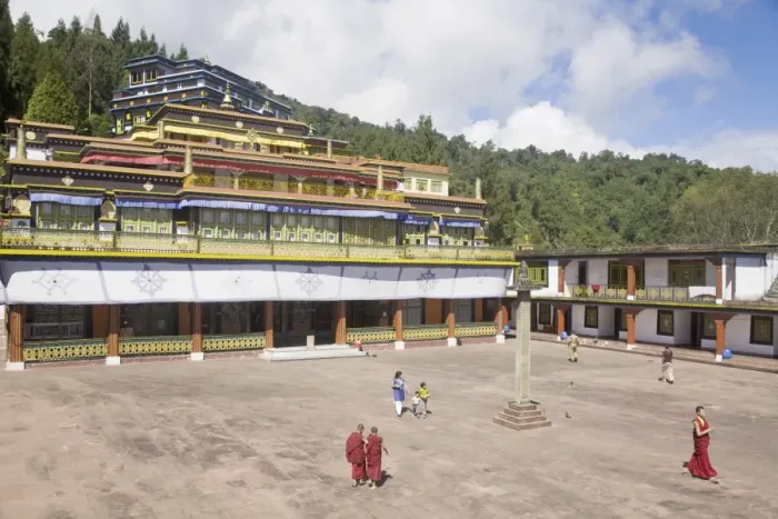 Framed Print : Main monastery building, Rumtek Gompa Complex, Gangtok, Sikkim, India, Asia