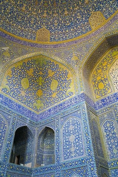 Main Sanctuary, Imam Mosque, Isfahan, Iran, Middle East