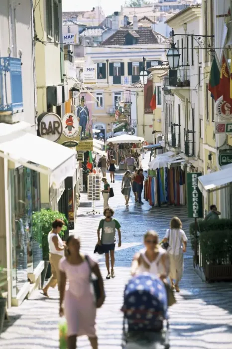 Framed Print : The main shopping street Framed Print : The main shopping street