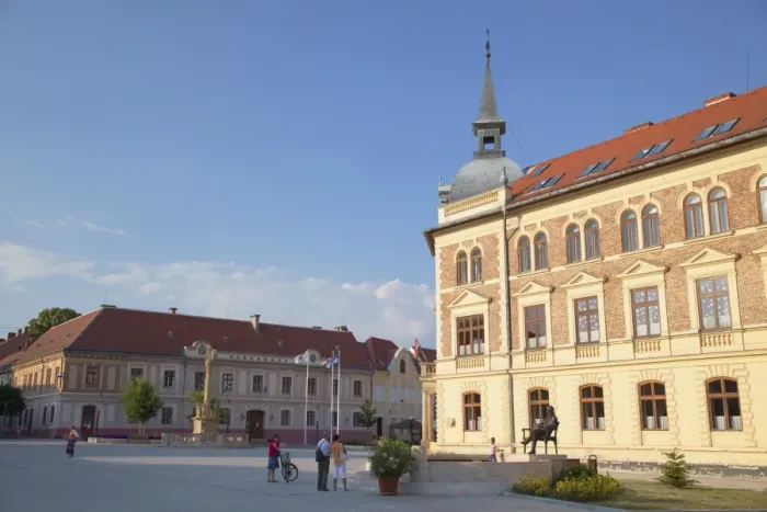Framed Print : Main Square, Keszthely, Lake Balaton, Hungary, Europe Framed Print : Main Square, Keszthely, Lake Balaton, Hungary, Europe