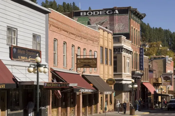 Framed Print : Main Street, Deadwood, Black Hills, South Dakota, United States of America, North America Framed Print : Main Street, Deadwood, Black Hills, South Dakota, United States of America, North America