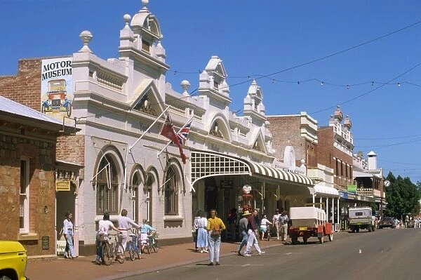 Main Street and the Motor Museum in the town of York in Western Australia