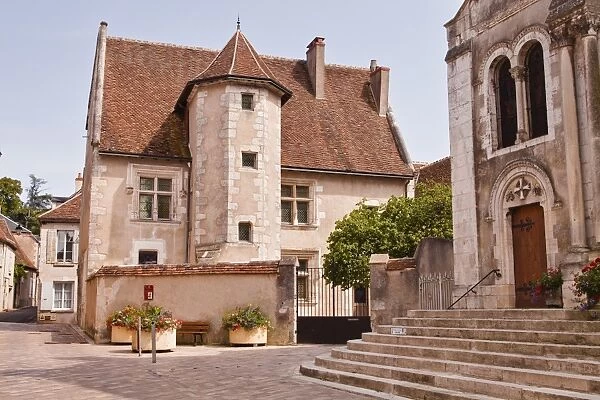 Maison de Jacques Coeur II, one of the oldest houses in Sancerre, Cher, Centre, France, Europe