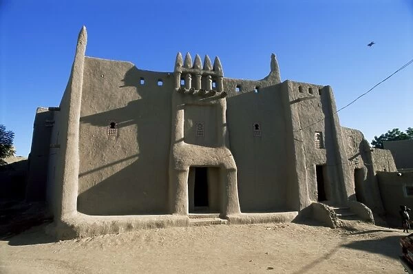 Maison Maiga, Toucouleur style, UNESCO World Heritage Site, Djenne, Mali, Africa