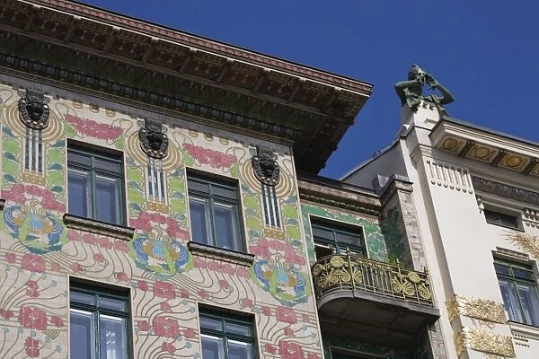 Majolika House, Linke Wienzeile, Vienna, Austria, Europe