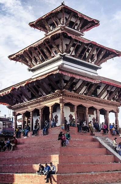 Maju Deval temple, Durbar Square, UNESCO World Heritage Site, Kathmandu, Nepal, Asia