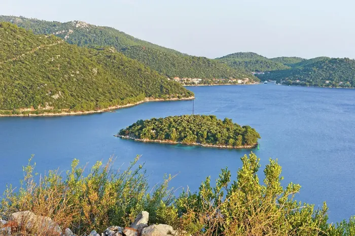 Framed Print : Makarac islet in Velo Lago bay, Pasadur, Lastovo island, Croatia, Southeast Europe Framed Print : Makarac islet in Velo Lago bay, Pasadur, Lastovo island, Croatia, Southeast Europe