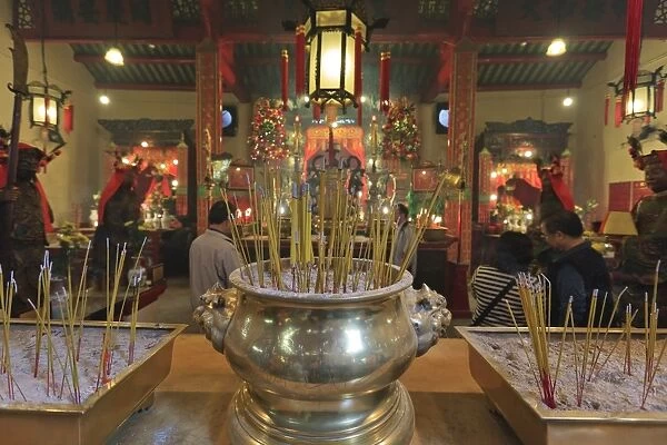 Man Mo Temple, built in 1847, Sheung Wan, Hong Kong, China, Asia