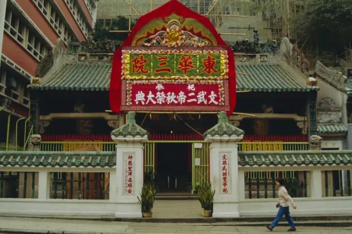 Framed Print : Man Mo Temple, Sheung Wan, one of the oldest in Hong Kong, China Framed Print : Man Mo Temple, Sheung Wan, one of the oldest in Hong Kong, China