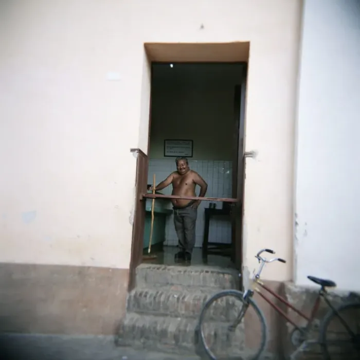 Framed Print : Man with no shirt on in shop, Trinidad, Cuba, West Indies, Central America Framed Print : Man with no shirt on in shop, Trinidad, Cuba, West Indies, Central America