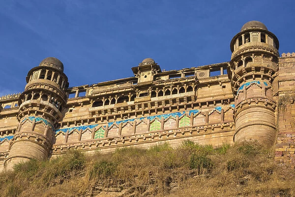 Man Singh Palace, Gwalior Fort, Gwalior, Madhya Pradesh, India, Asia