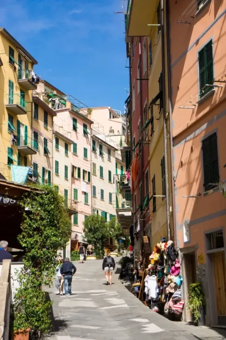 Framed Print : Manarola, Riomaggiore, Cinque Terre, UNESCO World Heritage Site, Liguria, Italy, Europe