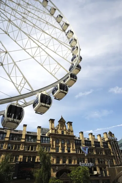 Framed Print : The Manchester Wheel, Manchester, England, United Kingdom, Europe