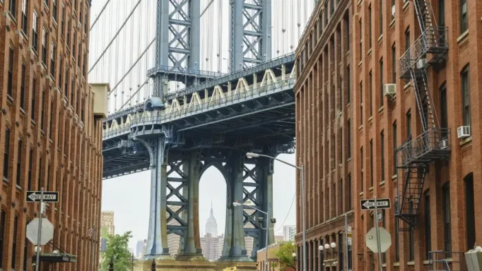 Framed Print : Manhattan Bridge detail, New York, United States of America, North America Framed Print : Manhattan Bridge detail, New York, United States of America, North America