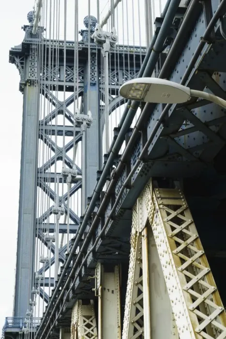 Framed Print : Manhattan Bridge detail, New York City, New York, United States of America, North America Framed Print : Manhattan Bridge detail, New York City, New York, United States of America, North America