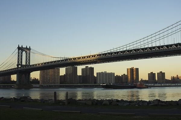 Manhattan Bridge and the East River