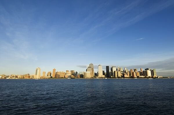 Manhattan skyline across the Hudson River