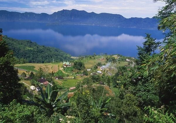 Maninjau and Maninjau Lake, Sumatra, Indonesia