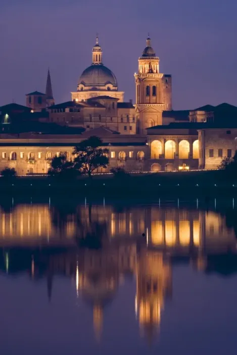 Framed Print : Mantua at dusk Framed Print : Mantua at dusk