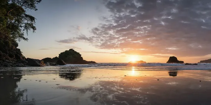 Framed Print : Manuel Antonio Beach, Manuel Antonio National Park, Puntarenas Province, Costa Rica, Central America