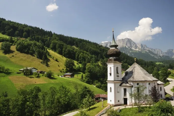 Framed Print : Maria Gern church and Untersberg, Berchtesgadener Land, Bavaria, Germany, Europe Framed Print : Maria Gern church and Untersberg, Berchtesgadener Land, Bavaria, Germany, Europe