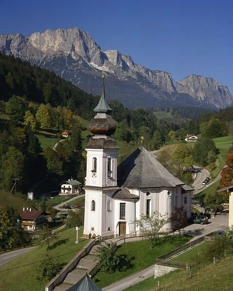 The Maria Gern church and village of Untersburg in