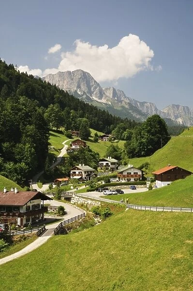 Maria Gern and Untersberg, Berchtesgadener Land, Bavaria, Germany, Europe