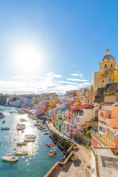 Framed Print : Marina di Corricella, Procida, Flegrean Islands, Campania, Italy, Europe Framed Print : Marina di Corricella, Procida, Flegrean Islands, Campania, Italy, Europe