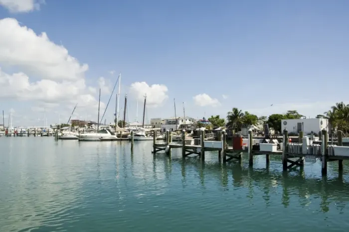 Framed Print : Marina, Key West Framed Print : Marina, Key West