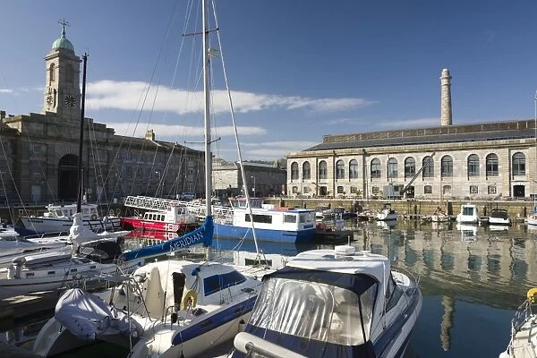 The marina, Royal William Yard, Plymouth, Devon, England, United Kingdom, Europe