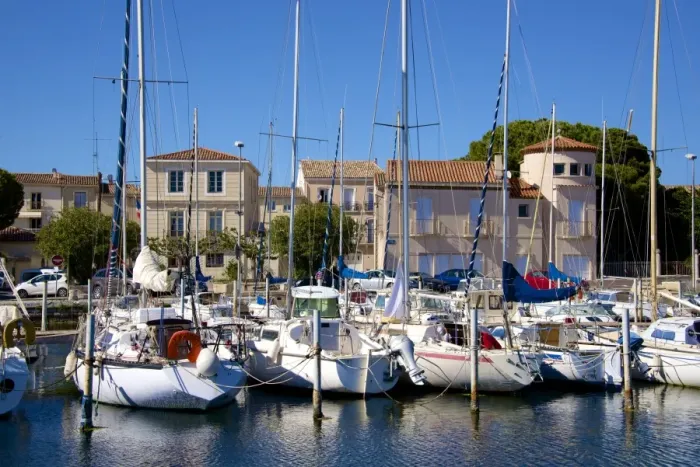 Framed Print : Marina and sail boats, Bouzigues, Thau basin, Herault, Languedoc, France, Europe Framed Print : Marina and sail boats, Bouzigues, Thau basin, Herault, Languedoc, France, Europe