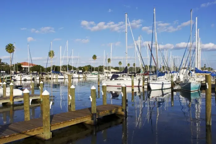 Framed Print : Marina, St. Petersburg, Gulf Coast, Florida, United States of America, North America Framed Print : Marina, St. Petersburg, Gulf Coast, Florida, United States of America, North America