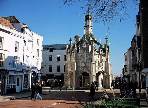 The Market Cross, given to the city in 1501 by Bishop Story for the shelter of traders