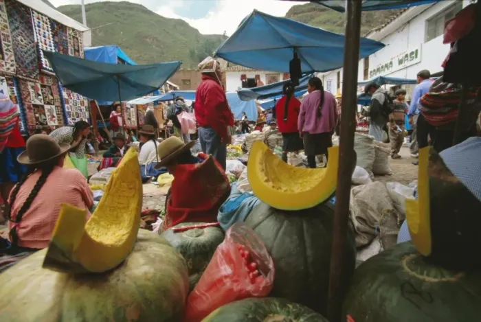 Framed Print : Market, Cuzco Framed Print : Market, Cuzco