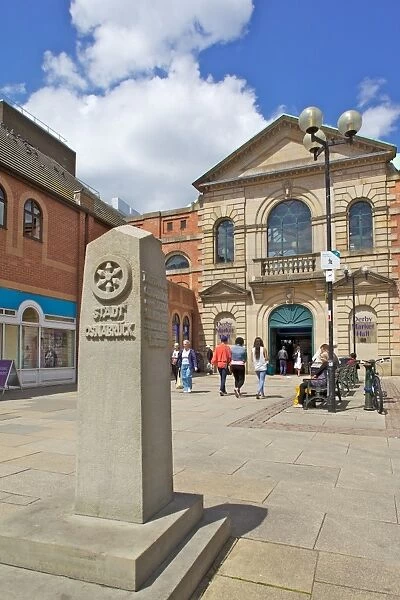 Market Hall Entrance, Derby, Derbyshire, England, United Kingdom, Europe