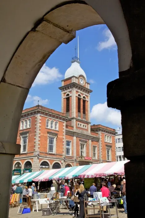Framed Print : Market Hall and market stalls, Chesterfield, Derbyshire, England, United Kingdom, Europe Framed Print : Market Hall and market stalls, Chesterfield, Derbyshire, England, United Kingdom, Europe