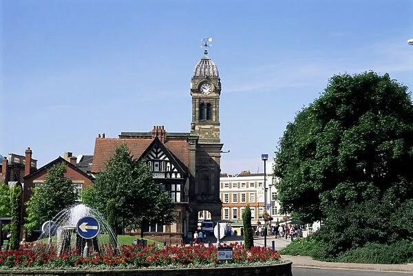 Market Place and Guild Hall, Derby, Derbyshire, England, United Kingdom, Europe