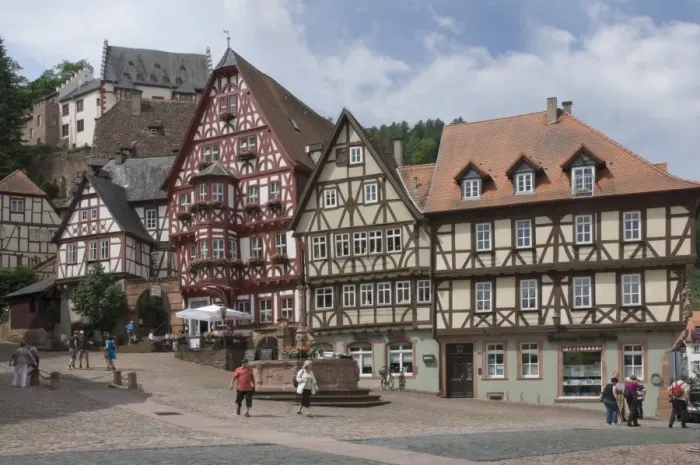 Framed Print : The market place, Miltenberg am Main, Bavaria, Germany, Europe Framed Print : The market place, Miltenberg am Main, Bavaria, Germany, Europe