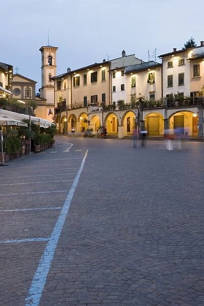 Market Square of Greve in Chianti, Tuscany, Italy, Europe