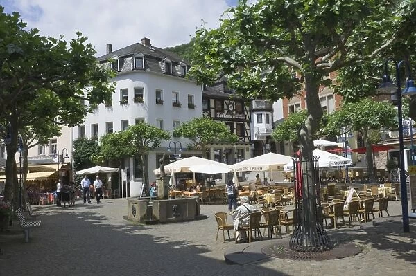 Market Square, Idar Oberstein, famous for gem stones, on the River Nahe, Rhineland Palatinate, Germany, Europe